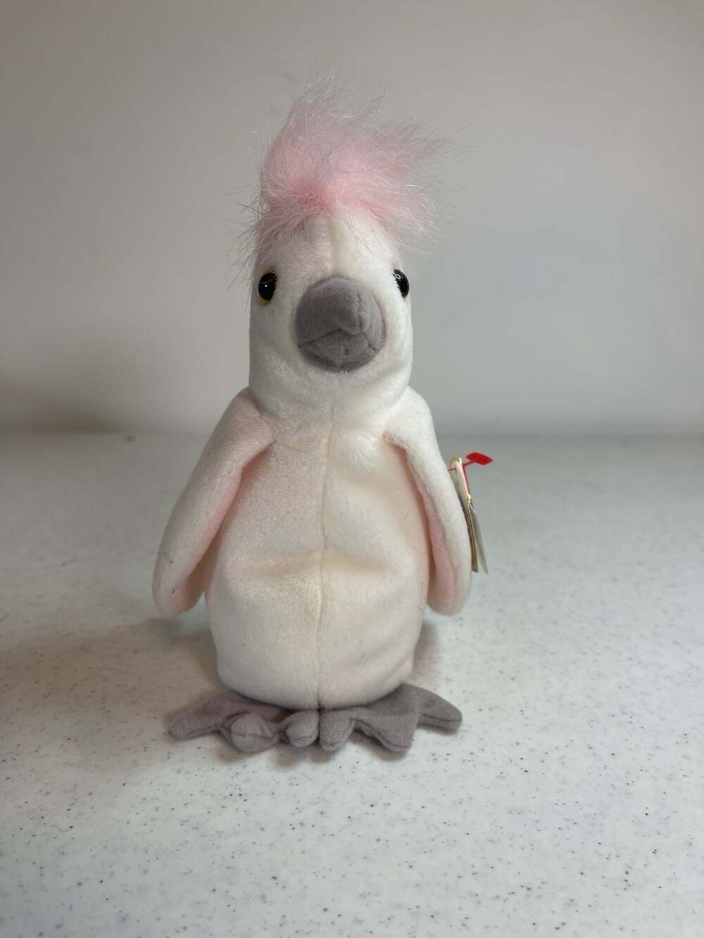 Ty Beanie Babies KuKu the Cockatoo Bird Plush